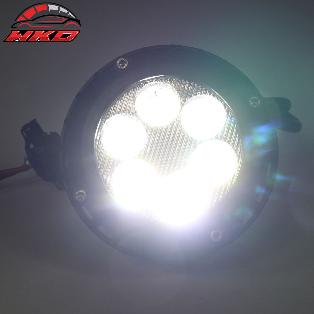 Fits 07-14 Mustang/Escape/Yukon/Suburban/Tahoe Front Bumper Fog Light Clear Lens