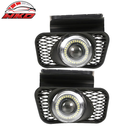 Wholesale 03-07 Chevy Silverado 02-06 Avalanche LED Halo Projector Bumper Fog Lights - Wikond Auto