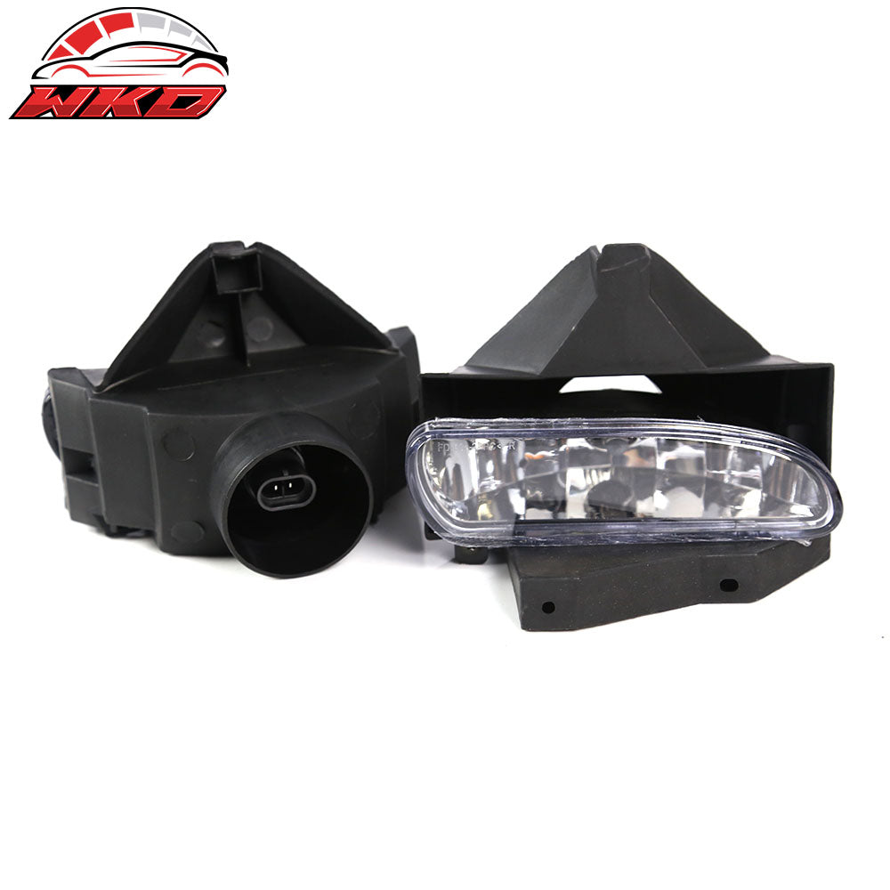 Fits 99-04 Ford Mustang Front Bumper OE Clear Fog Lights Left Right