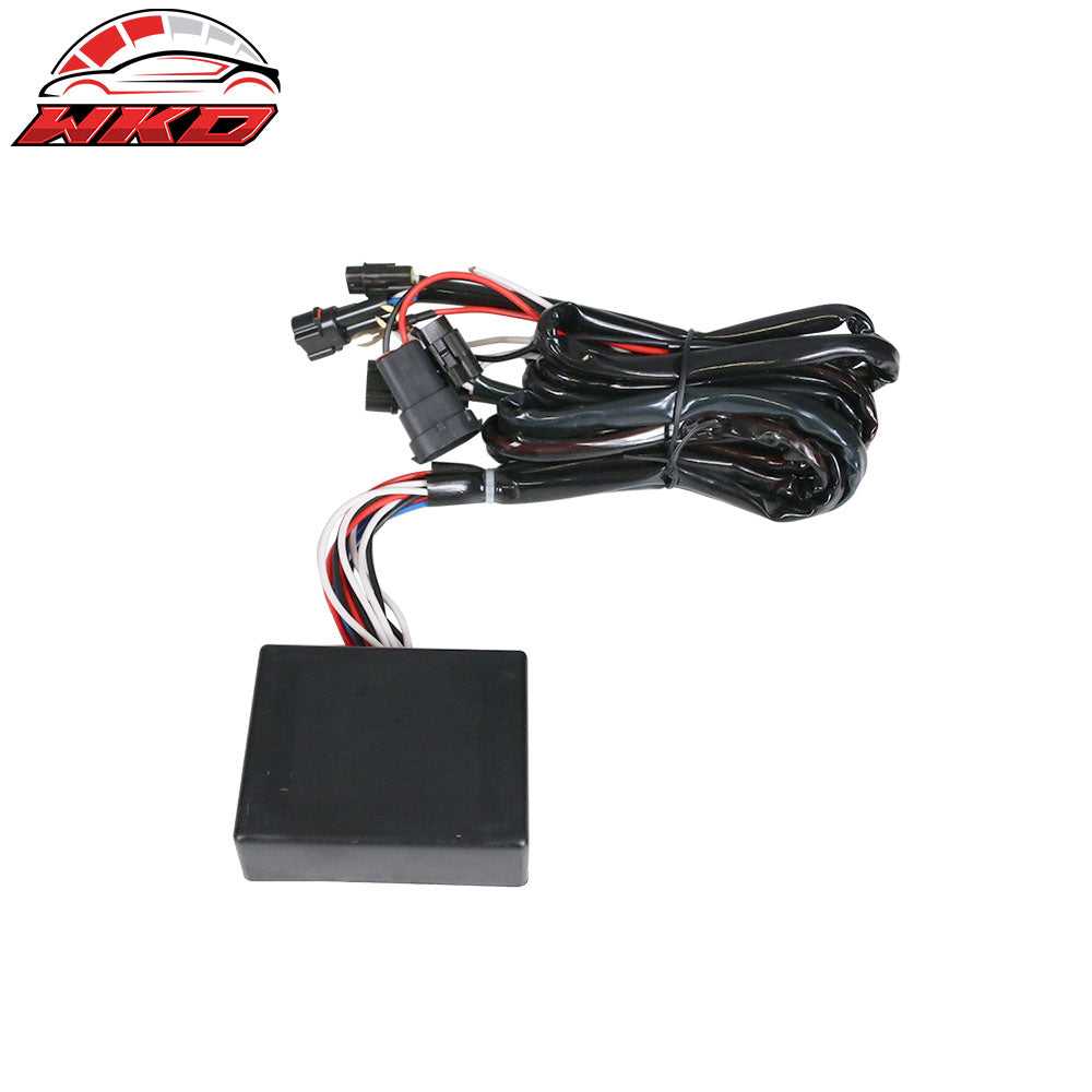 Fits 11-15 Ford Explorer 15-16 Fusion 09-15 Focus 2PC Clear LED Round Fog Lights