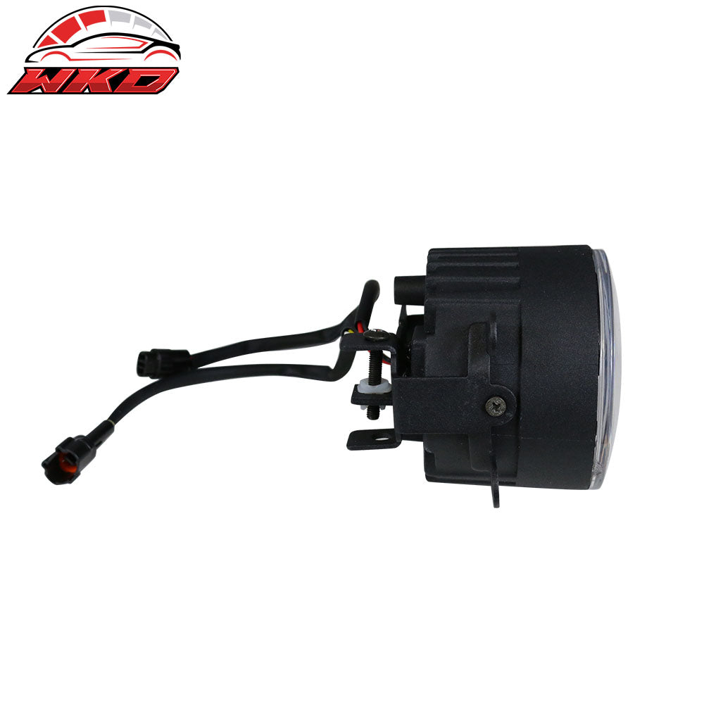 Fits 11-15 Ford Explorer 15-16 Fusion 09-15 Focus 2PC Clear LED Round Fog Lights