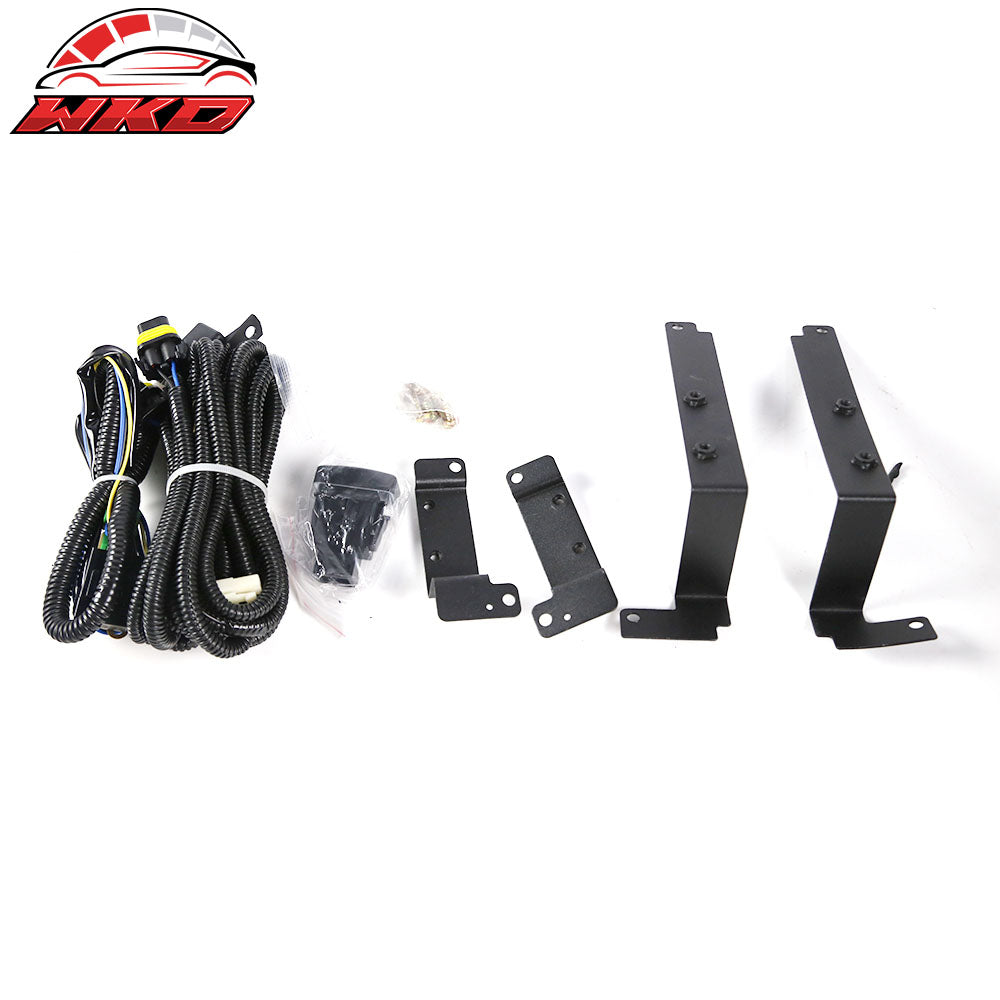 Fits 99-00 Honda Civic White LED Halo DRL Projector Fog Lights Lamps