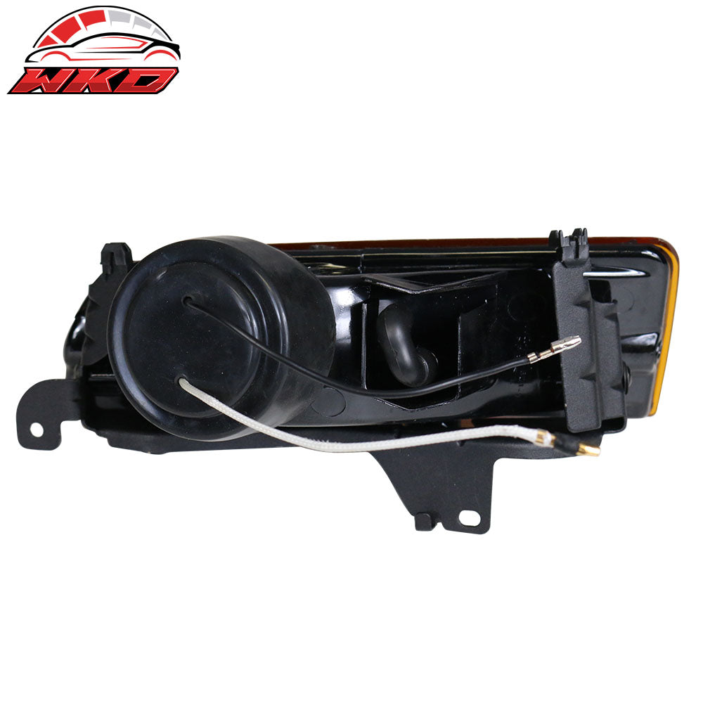 Fits 97-01 Honda Prelude JDM Yellow Lens Aluminum Housing Fog Lights Lamps Pair