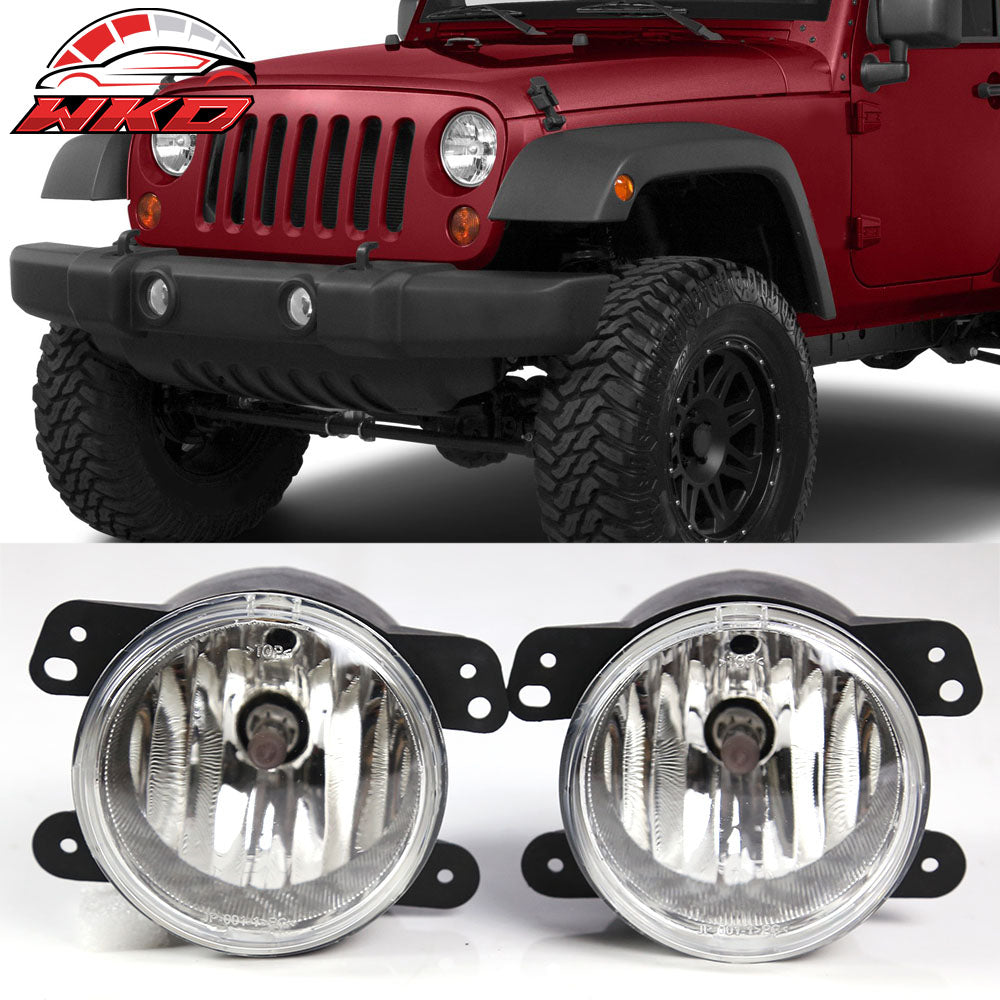 Fits 07-16 Jeep Wrangler 05-10 Chrysler 300 PT Cruiser Fog Lights