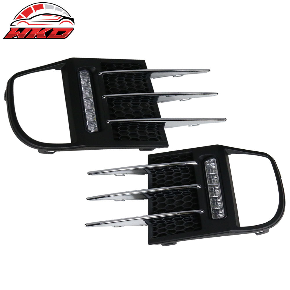 Wholesale 10-14 VW Golf MK6 GTI White LED Running Light DRL Fog Lights