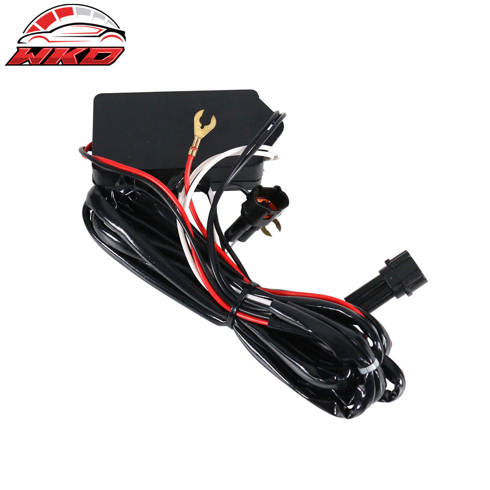 Fits 10-14 VW Golf MK6 GTI White LED Running Light DRL Fog Lights