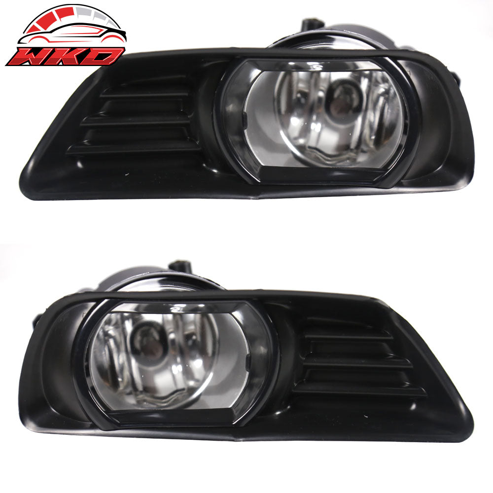 Wholesale 07-09 Toyota Camry 2PCS Front Bumper Clear Fog Lights Lamp W/Cover + Bezel