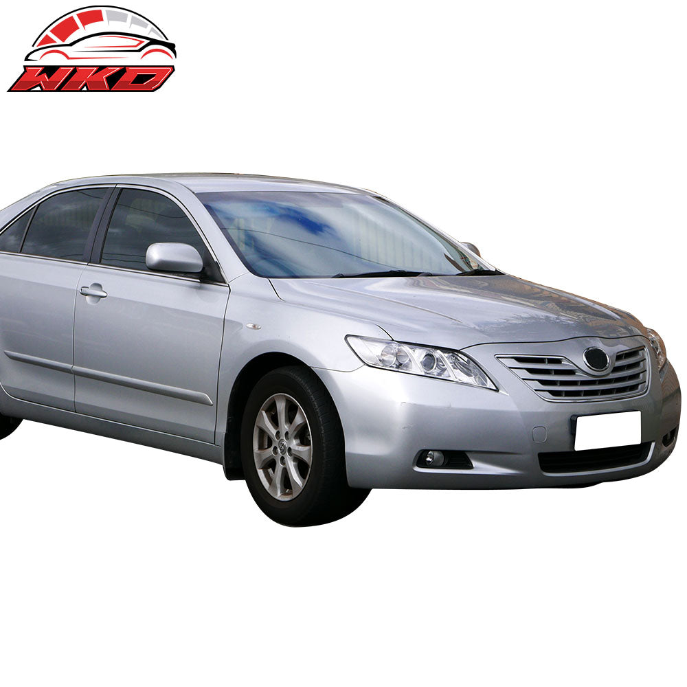 Fits 07-09 Toyota Camry 2PCS Front Bumper Clear Fog Lights Lamp W/Cover + Bezel