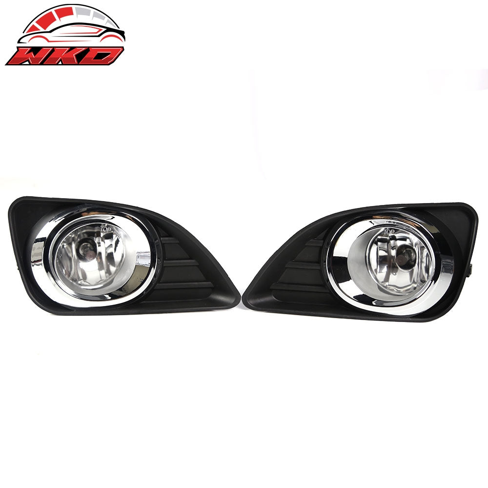 Wholesale 10-11 Toyota Camry Front Bumper Clear Driving Fog Lights 2PC - Wikond Auto