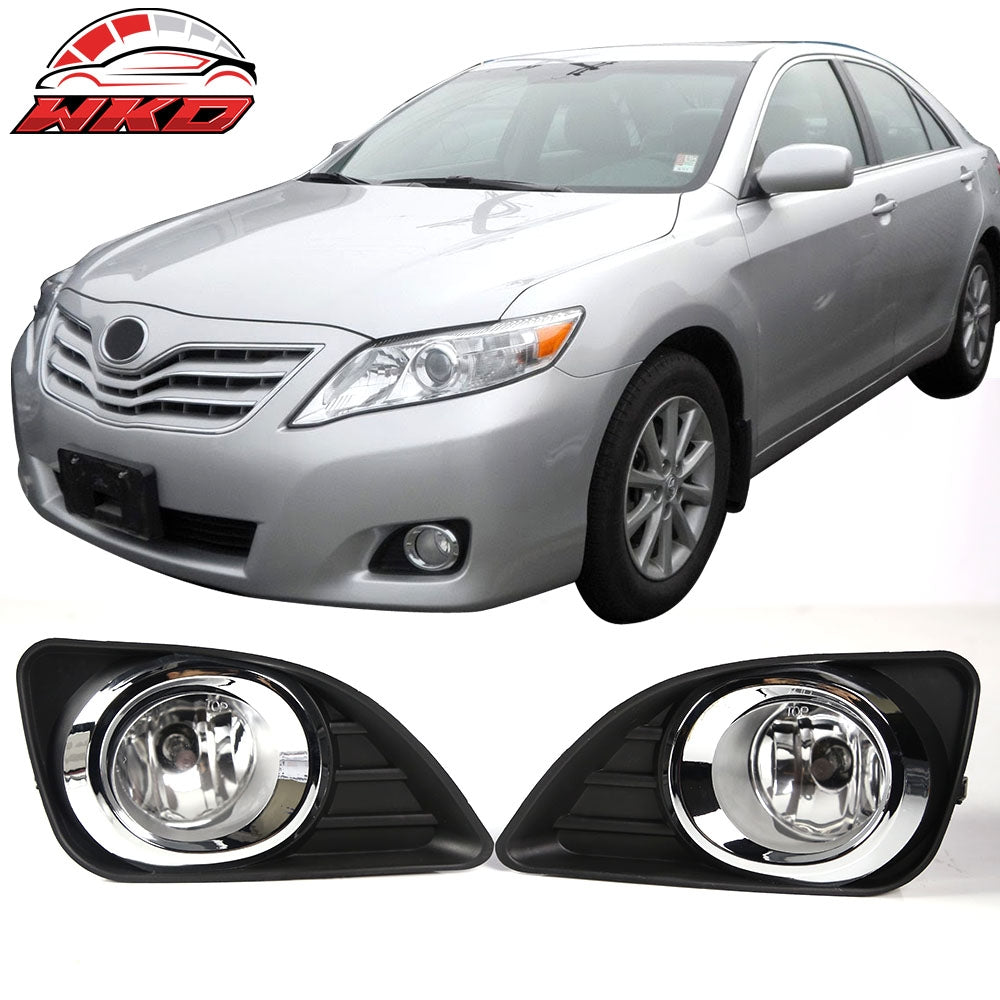 Wholesale 10-11 Toyota Camry Front Bumper Clear Driving Fog Lights 2PC - Wikond Auto
