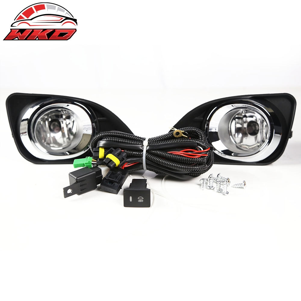 Wholesale 10-11 Toyota Camry Front Bumper Clear Driving Fog Lights 2PC - Wikond Auto