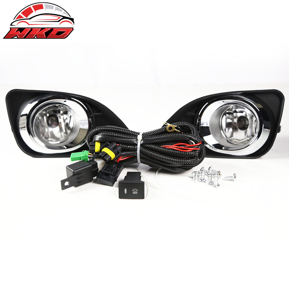 Fits 10-11 Toyota Camry Front Bumper Clear Driving Fog Lights 2PC