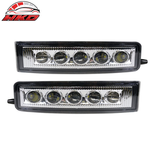 Wholesale 2003-2007 Scion xB White SMD 5x LED DRL Black Out Smoked Fog Lights 每 Bulk Orders & Dealer Pricing Available