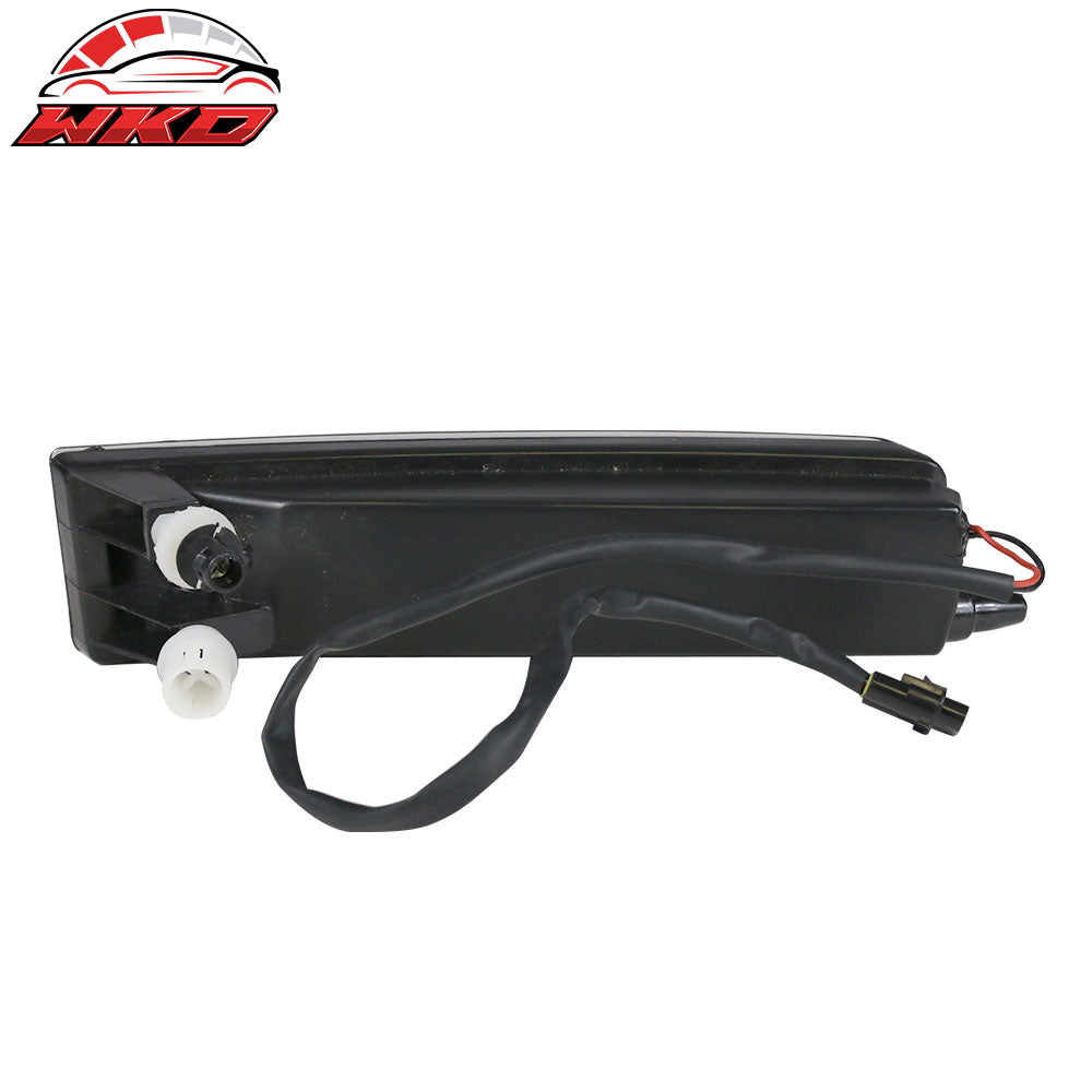 Fits 03-07 Scion xB White SMD LED DRL Black Out Smoked Fog Lights