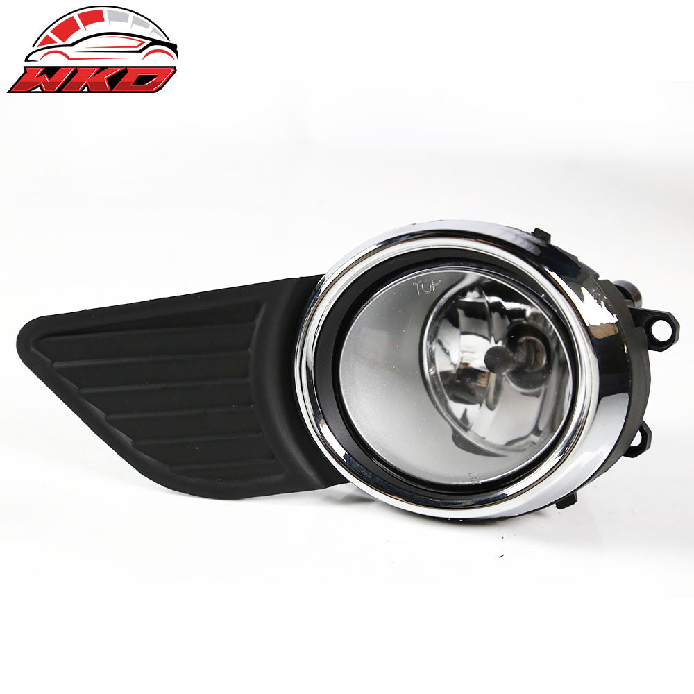 Fits 11-17 Toyota Sienna 2PCS Front Bumper Fog Lights Clear Lens