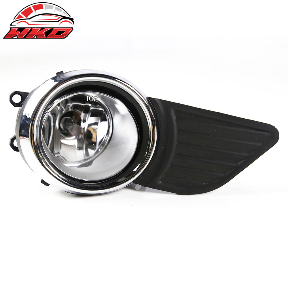 Fits 11-17 Toyota Sienna 2PCS Front Bumper Fog Lights Clear Lens