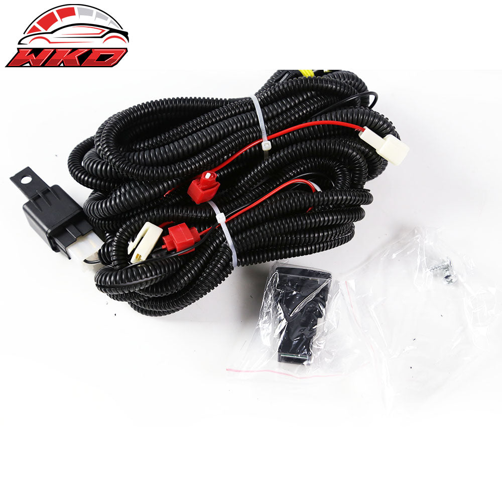 Fits 11-17 Toyota Sienna 2PCS Front Bumper Fog Lights Clear Lens