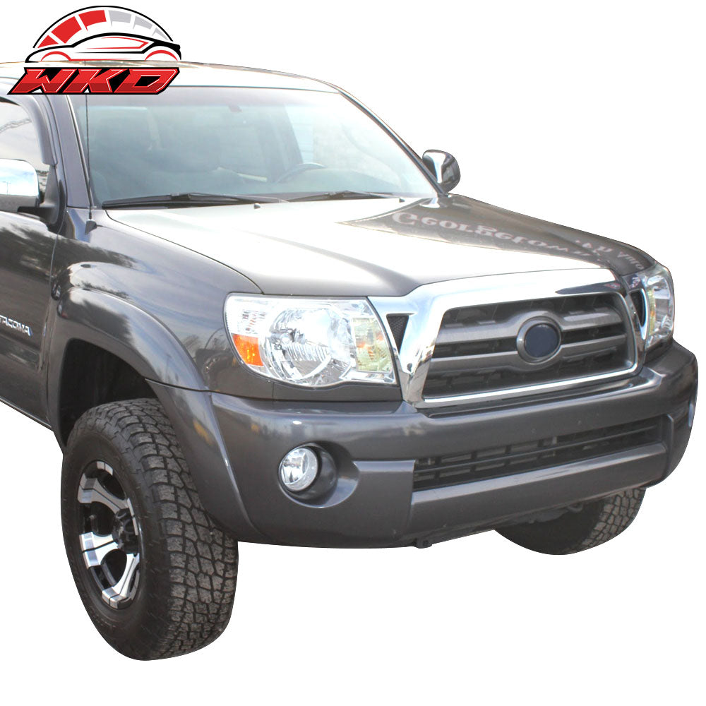 Fits 05-11 Toyota Tacoma Front Bumper Clear Fog Lights Left Right