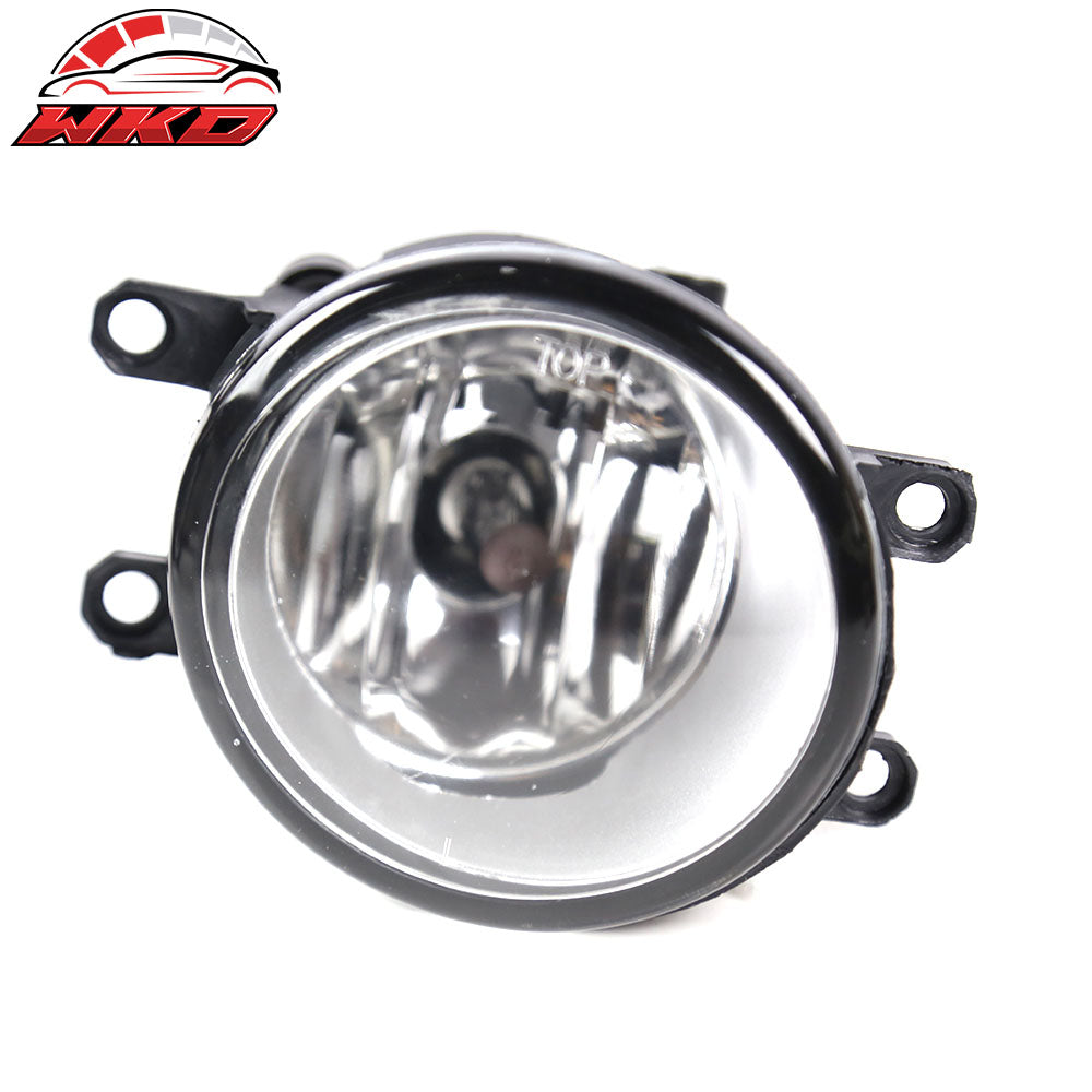 Fits 09-10 Toyota Corolla Clear Silver Bezel Fog Light Left Right