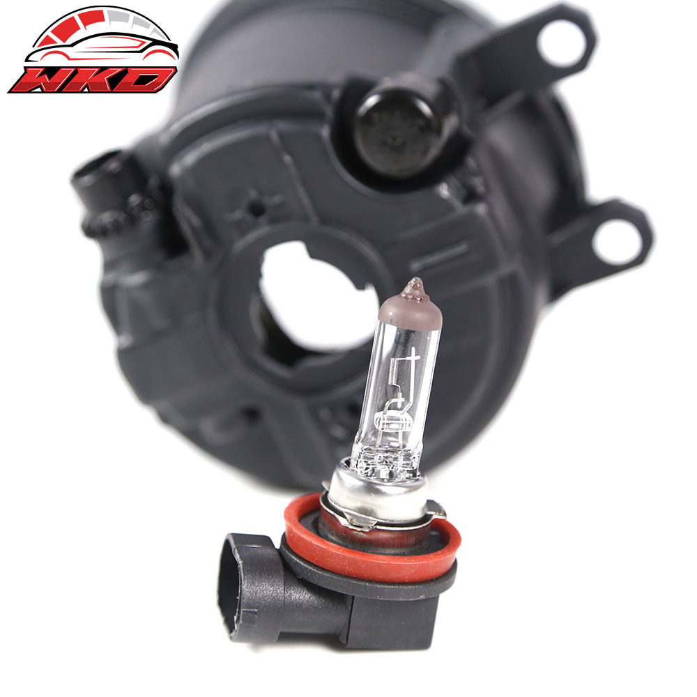 Fits 09-10 Toyota Corolla Clear Silver Bezel Fog Light Left Right