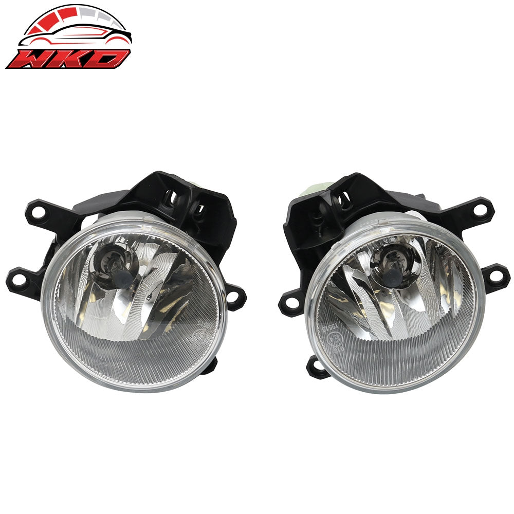 Wholesale 16-17 Toyota RAV4 2PCS Front Bumper Clear Lens Fog Lights Lamps W/Cover Default Title - Wikond Auto