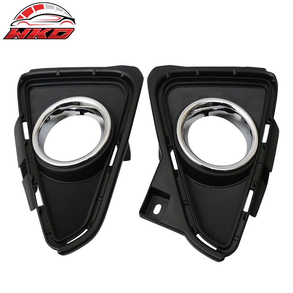 Fits 16-17 Toyota RAV4 2PCS Front Bumper Clear Lens Fog Lights Lamps W/Cover
