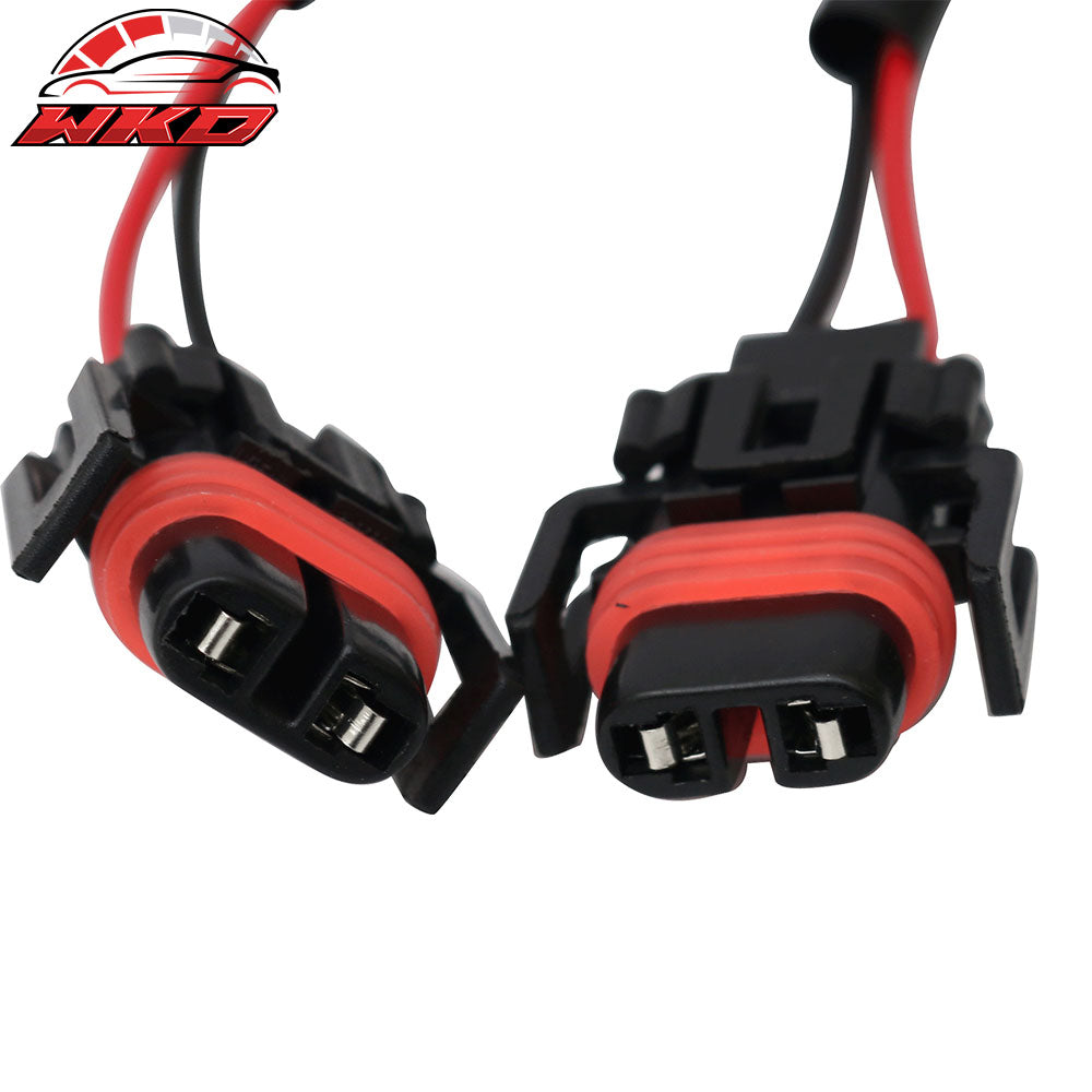 Fits 16-17 Toyota RAV4 2PCS Front Bumper Clear Lens Fog Lights Lamps W/Cover