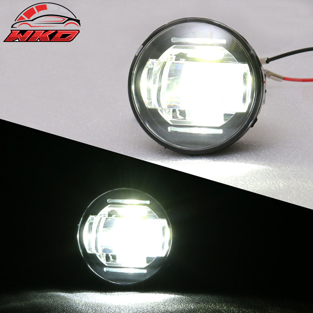 Fits Ford Mustang Focus 2PCS Front Fog Lights Lamps Clear Lens W/Wire Harness