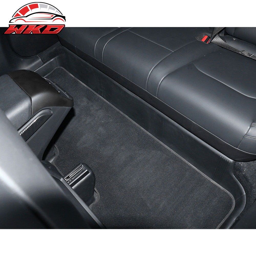 Fits 17-23 Tesla Model 3 Under Seat Anti Kick Protector Foot Pad Accessories TPE