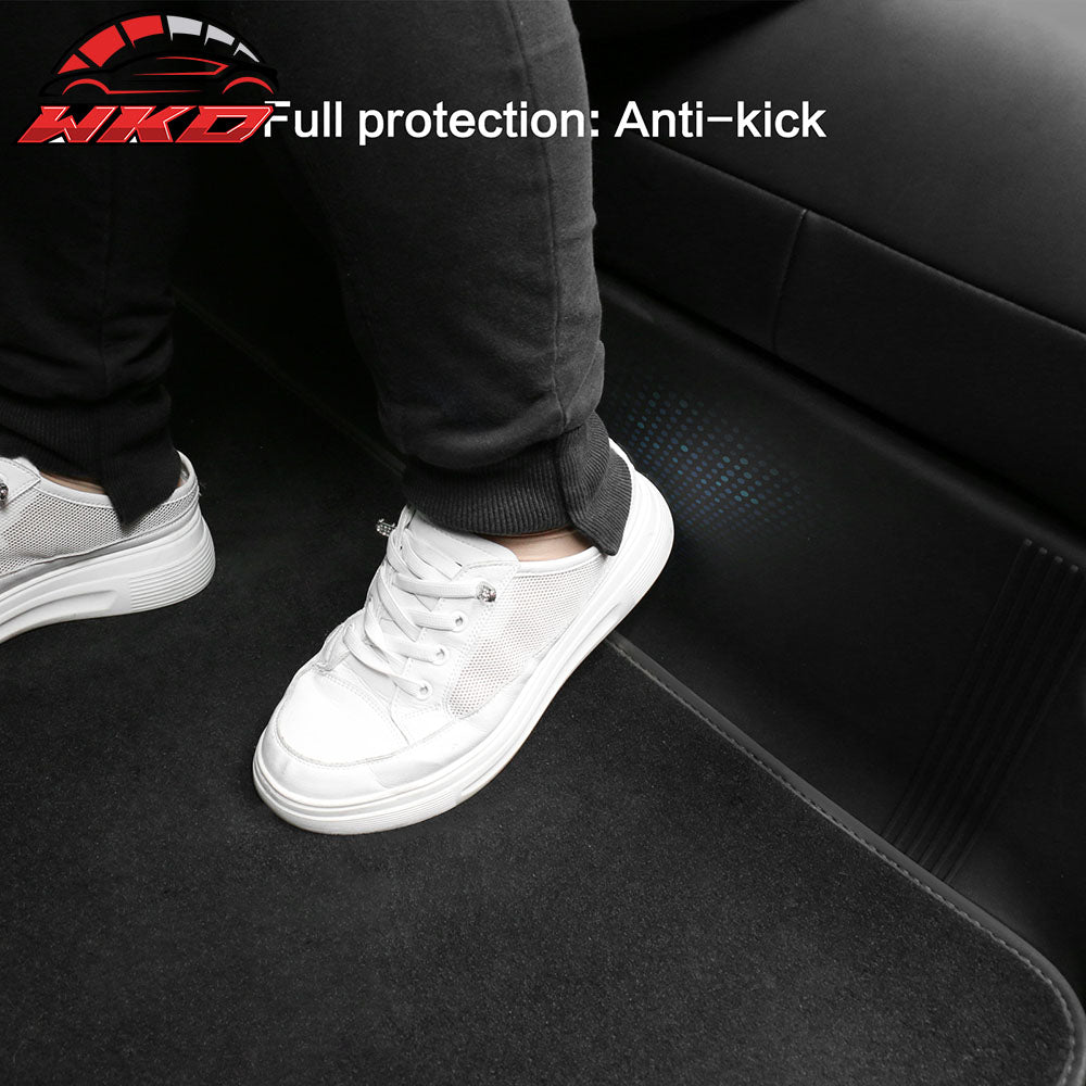 Fits 20-24 Tesla Model Y Under Seat Anti Kick Protector Foot Pad Accessories TPE