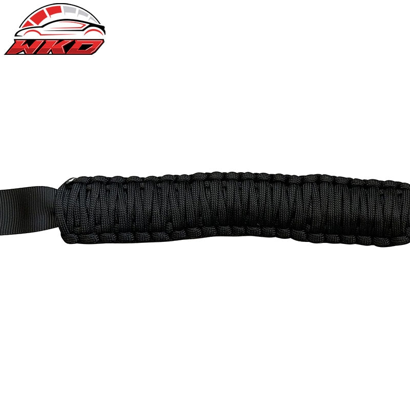 Wholesale 21-26 Ford Bronco 2/4Dr 2PC Black Nylon Roll Bar Grab Handles Paracord Grip