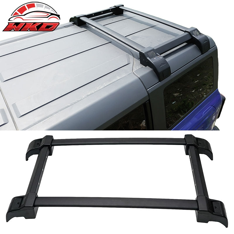 Wholesale 21-26 Ford Bronco 4DR Roof Rack W/ Rail Luggage Carrier Cross Bars Aluminum - Wikond Auto