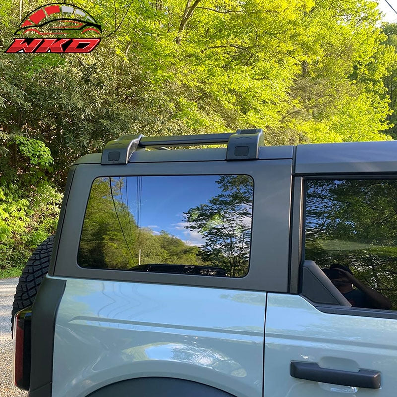 Wholesale 21-26 Ford Bronco 4DR Roof Rack W/ Rail Luggage Carrier Cross Bars Aluminum - Wikond Auto