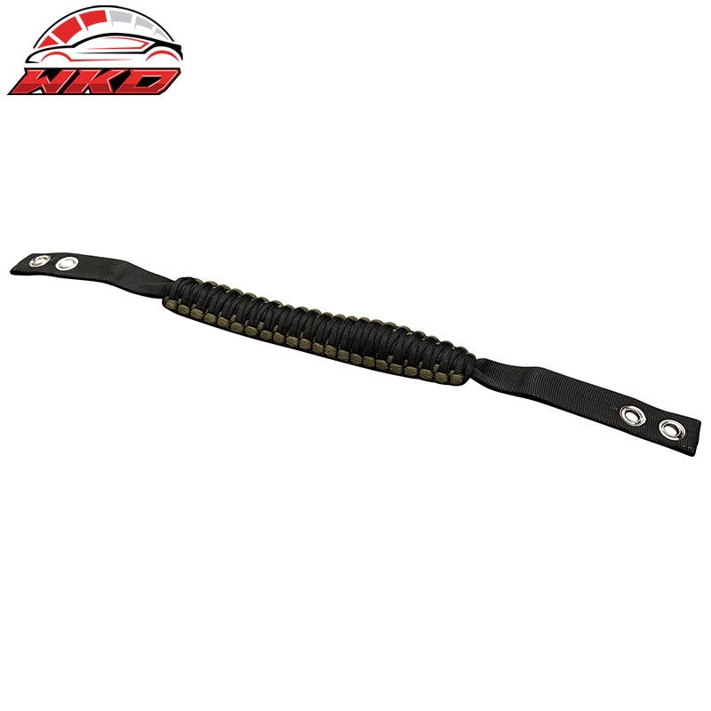 For 21-26 Ford Bronco 4PC Green Nylon Roll Bar Grab Handles Paracord Grip Handle