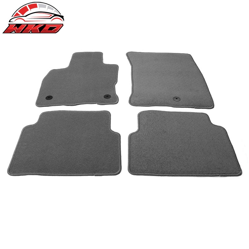 Fits 21-26 Ford Bronco Sport Front Rear Floor Mats Liner Carpets Set Nylon Gray