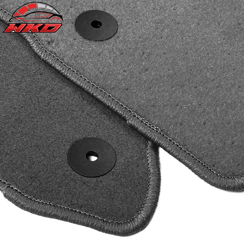 Fits 21-26 Ford Bronco Sport Front Rear Floor Mats Liner Carpets Set Nylon Gray