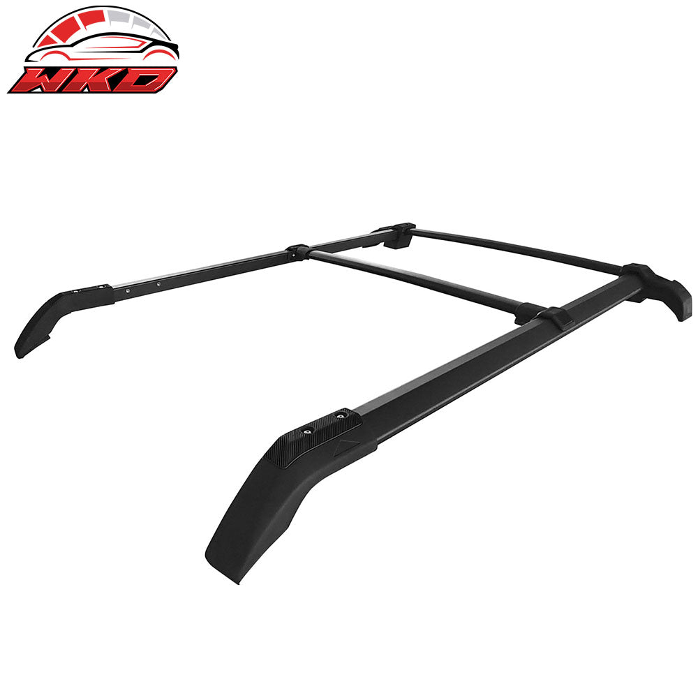 Fits 21-25 Ford Bronco Aluminum Roof Rack Rail Luggage Carrier W/ Cross Bars Kit