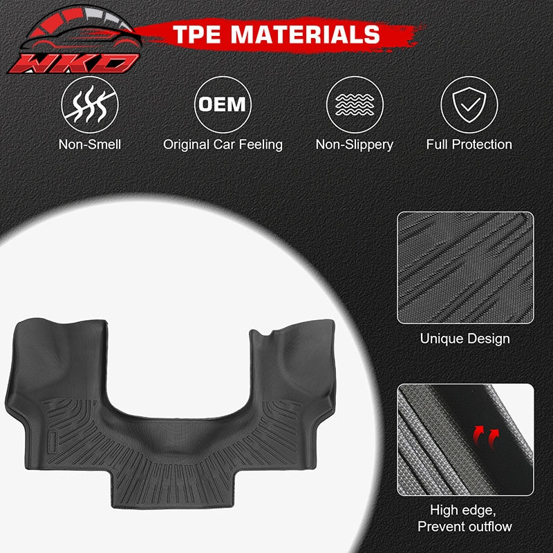 Fits 05-26 Ford E-Series E-150 E-250 E-350 E-450 Anti-Slip Floor Mat TPE Carpet