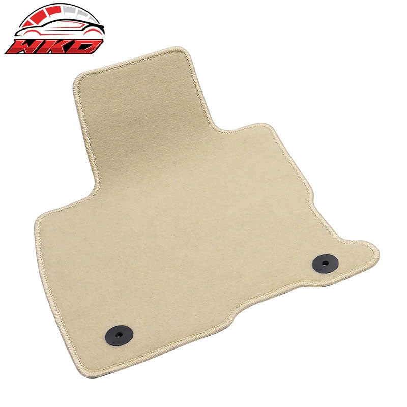 Fits 20-26 Ford Escape Anti-Slip Front Rear Floor Mats Carpet Nylon 4PCS - Beige