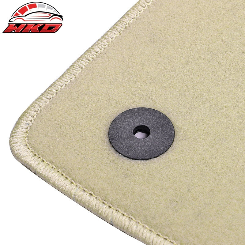 Fits 20-26 Ford Escape Anti-Slip Front Rear Floor Mats Carpet Nylon 4PCS - Beige
