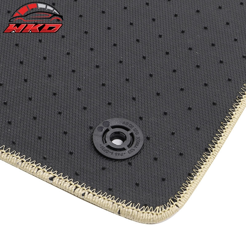Fits 20-26 Ford Escape Anti-Slip Front Rear Floor Mats Carpet Nylon 4PCS - Beige