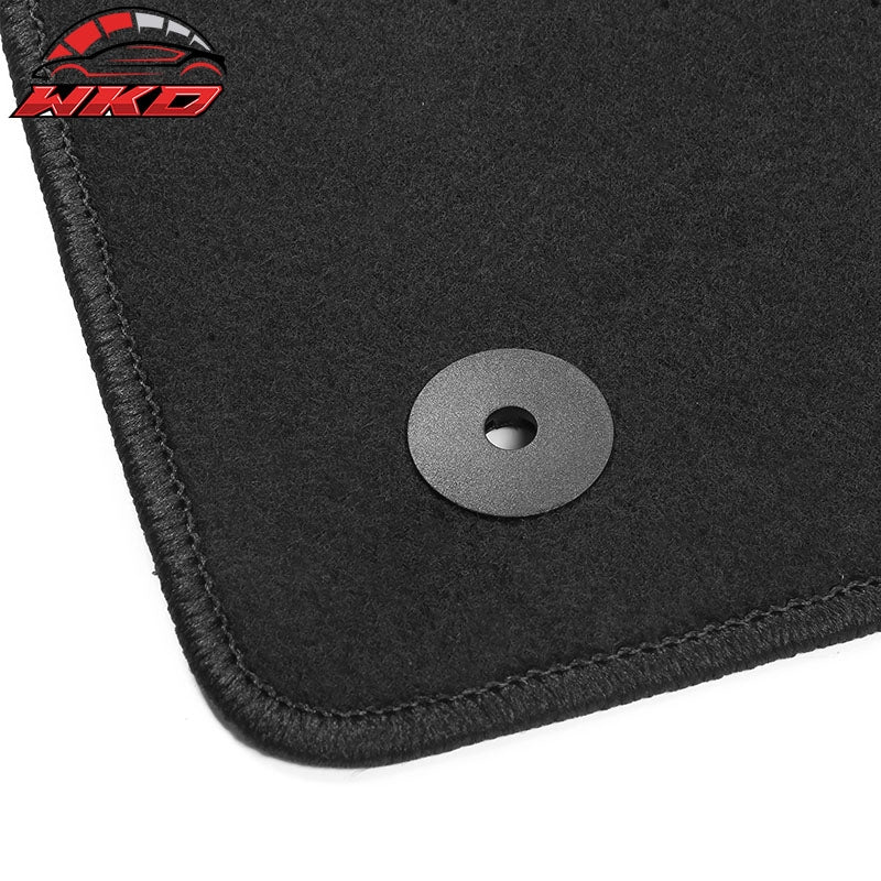 Fits 20-26 Ford Escape Anti-Slip Front Rear Floor Mats Carpet Nylon 4PCS - Black