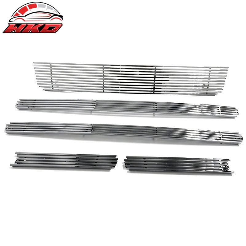 Wholesale 2007-2014 Ford Expedition Chrome Billet Style Front Upper Lower Grilles