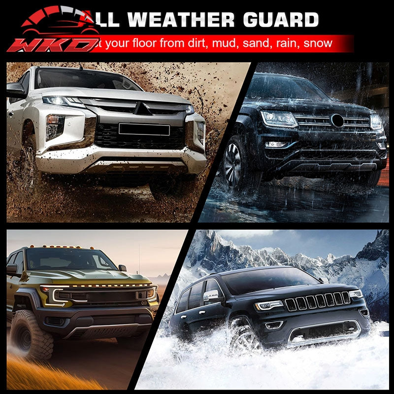 Fits 11-19 Ford Explorer Behind 3rd Row TPE All Weather Waterproof 3D Trunk Mat