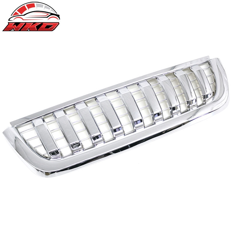 Fits 2002-2005 Ford Explorer Chrome Front Bumper Upper Grille Grill Replacement