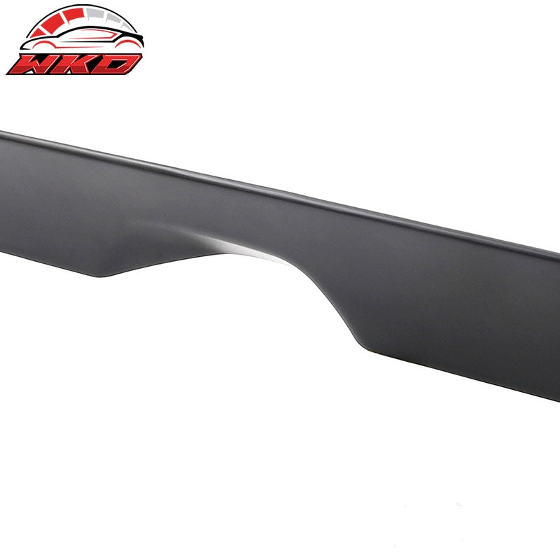 Fits 20-24 Ford Explorer Matte Black Duckbill Style Trunk Spoiler Middle Lip ABS