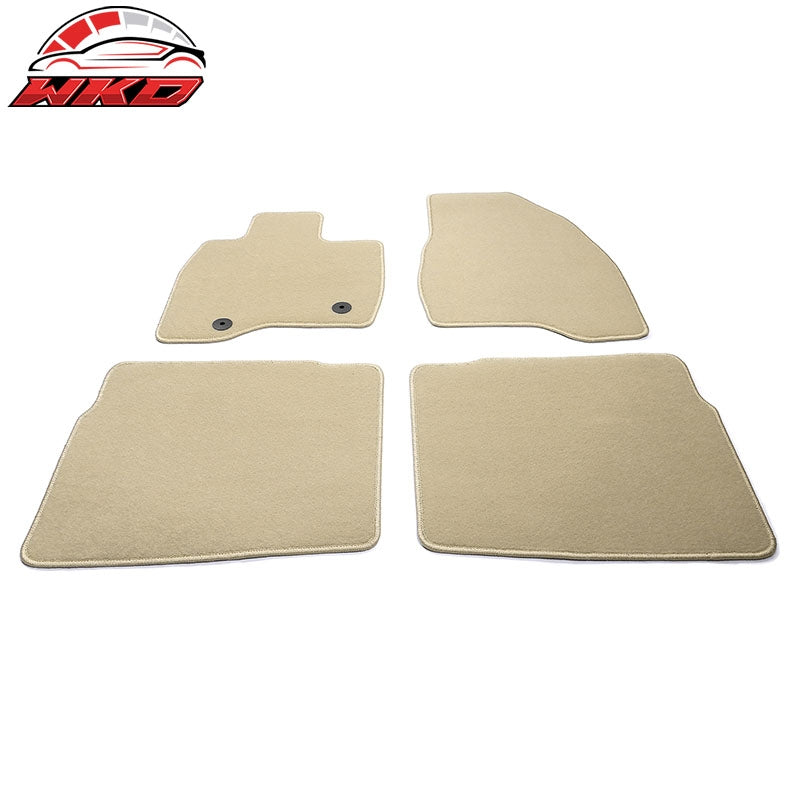 Fits 15-19 Ford Explorer Beige Nylon OE Fitment Floor Mats Carpets 4PC Set