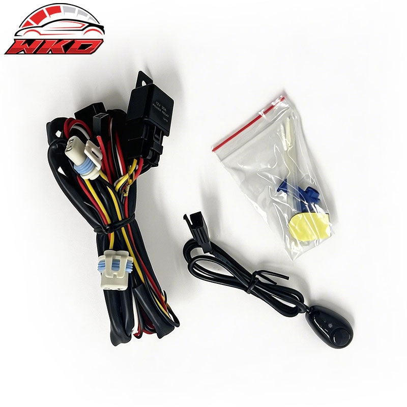 Fits 01-05 Ford Explorer Front Bumper Fog Lights Lamps W/Wiring Smoke Lens