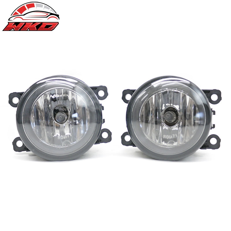 Fits 11-15 Ford Explorer Front Bumper Fog Lights Lamps W/Cover Clear Lens