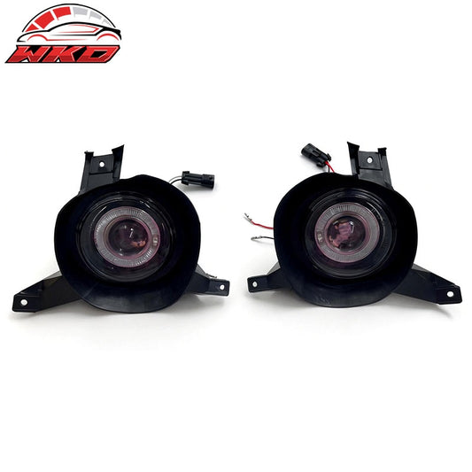 Wholesale 01-05 Ford Explorer Front Bumper Side Fog Lights Lamps Black 2PCS Set - Wikond Auto